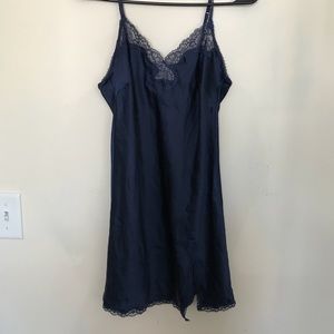 Victoria Secret Navy Lingerie Slip/Sleep Dress